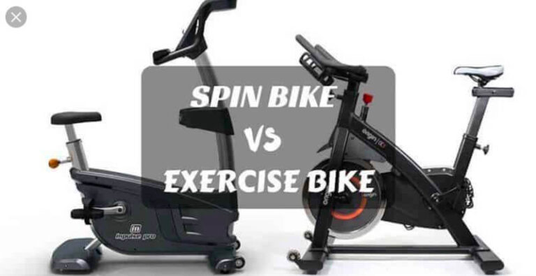 exercise bike spin bike difference