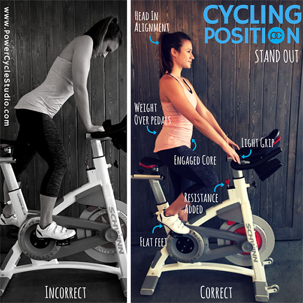 Using Incorrect Form exercise bike